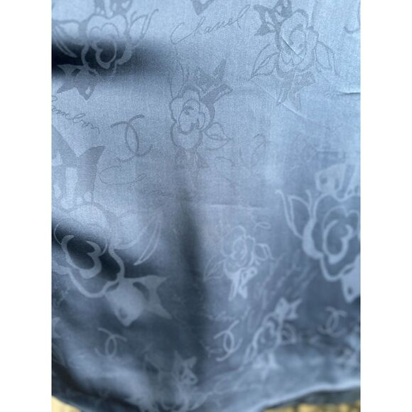 AUTHENTIC CHANEL 17A BLUE GREEN WHITE MULTICOLOR TWEED SUEDE LEATHER DRESS 38 - Picture 10 of 16